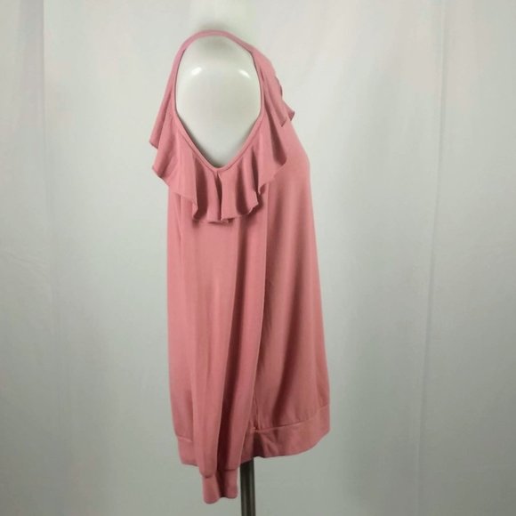 Express One Eleven Size Small Blouse Sweater Pink - Picture 9 of 9